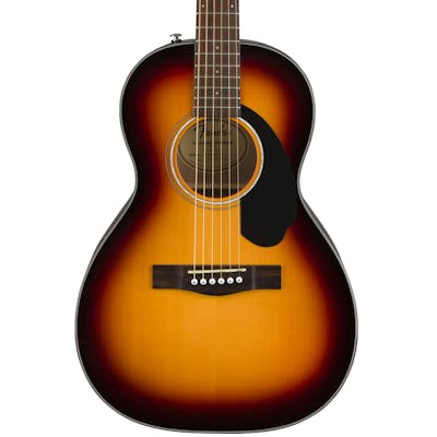 Fender Classic Design CP60S Parlour Guitar in 3 Tone Sunburst